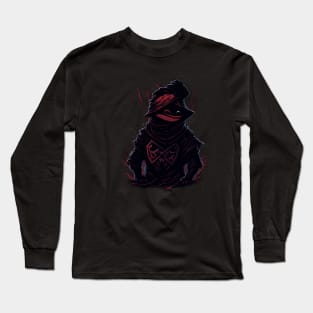 Evil Ninja Duck 003 Long Sleeve T-Shirt